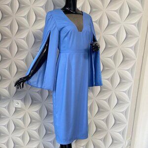 Elegant blue dress, Unique Vlesh Design, Made in Europe, Size - SP